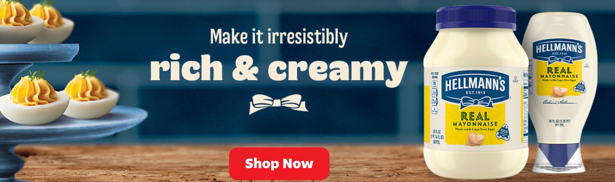 Make it irresistibly rich & creamy | Hellman's Real Mayonnaise