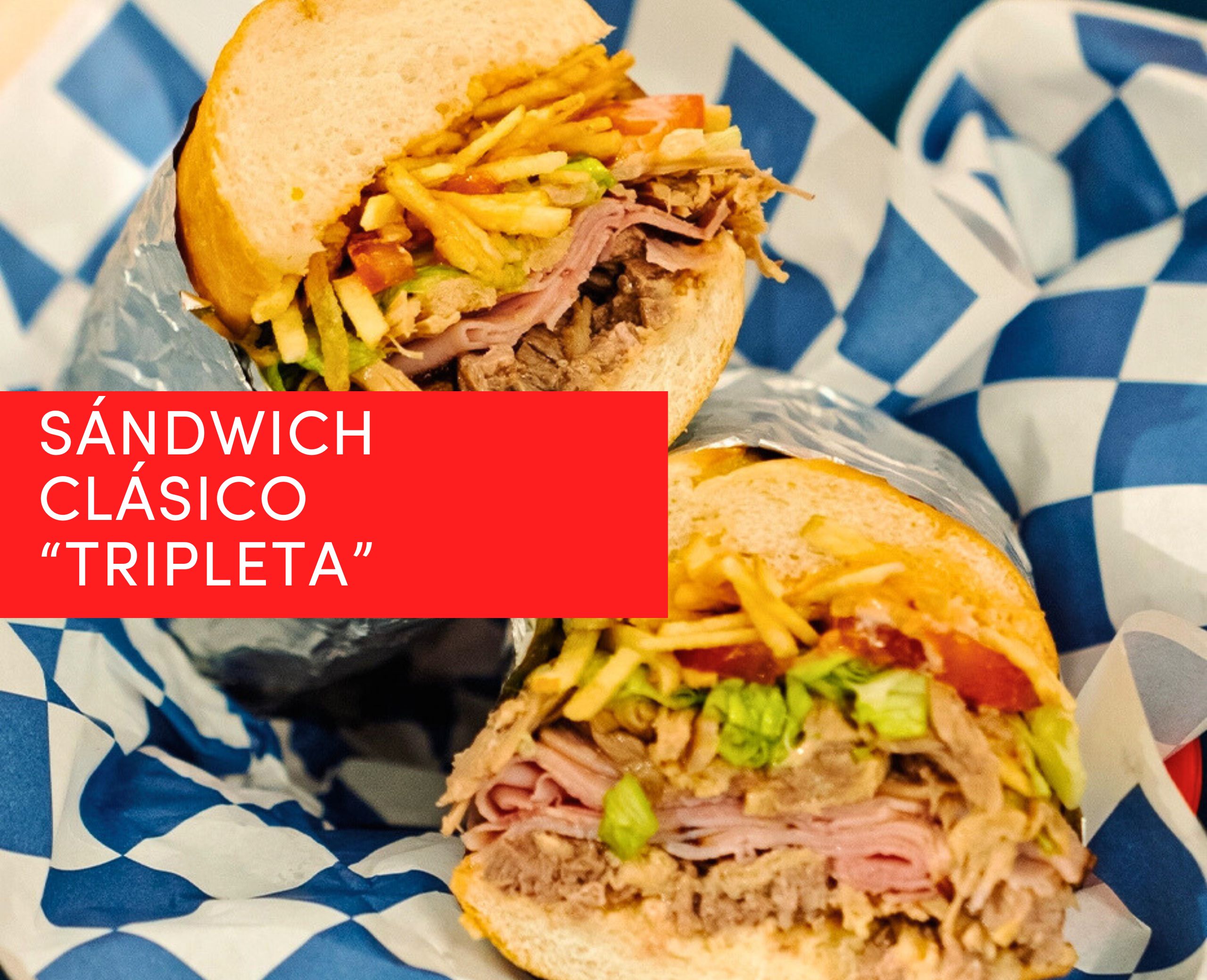 SÁNDWICH CLÁSICO “TRIPLETA” | Sedanos.com